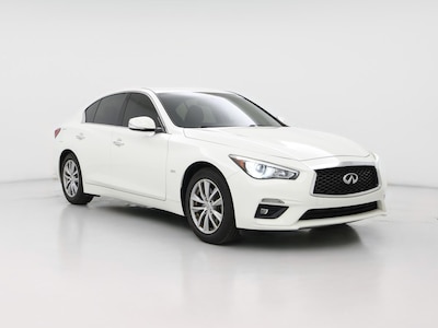 White 2018 Infiniti Q50 Pure