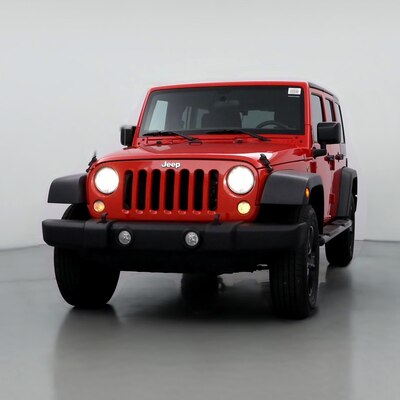 Used Jeep Wrangler Red Exterior for Sale