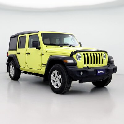 Used Jeep Wrangler Yellow Exterior for Sale