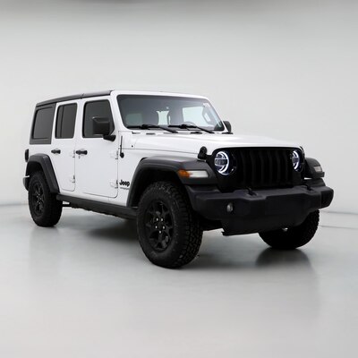 Used Jeep Wrangler White Exterior for Sale