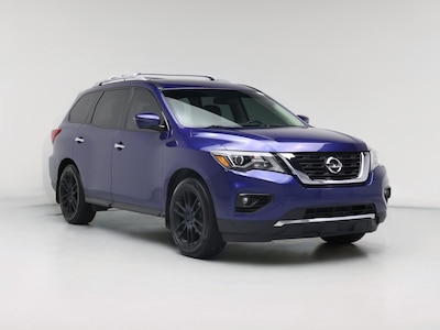 Blue 2018 Nissan Pathfinder SL