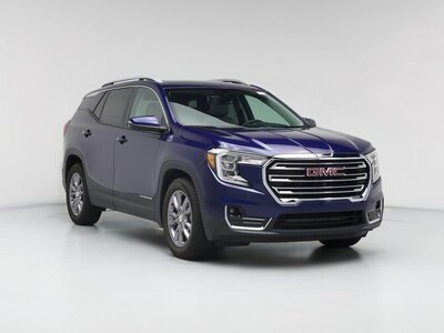 Blue 2022 GMC Terrain SLT