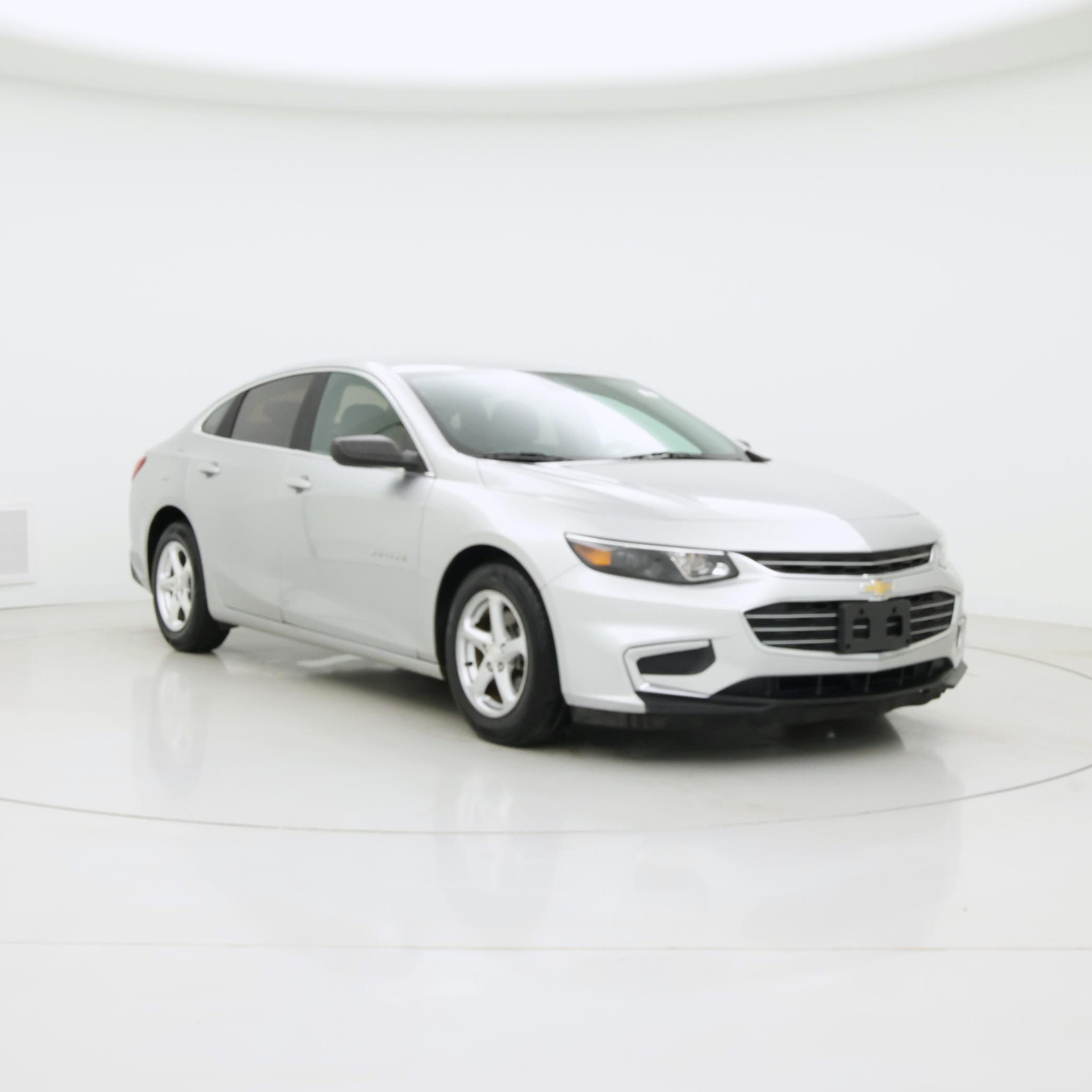 Silver 2018 Chevrolet Malibu Sedan Front-Wheel Drive Automatic