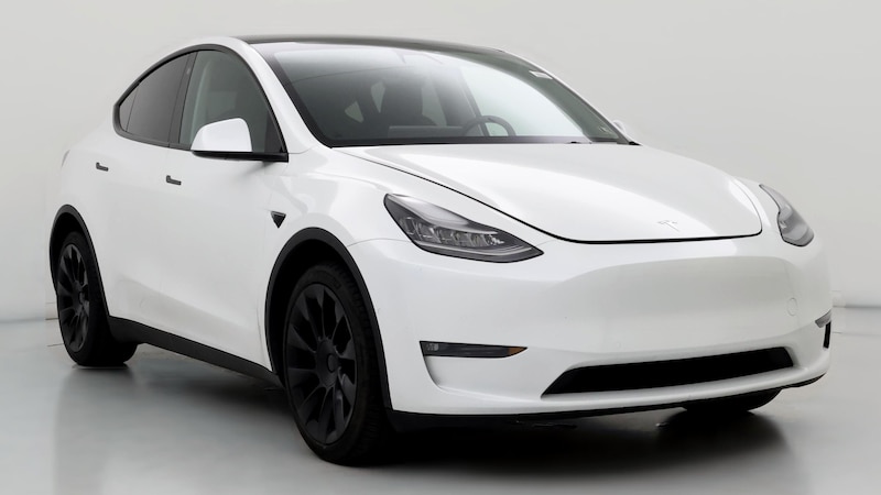 2021 Tesla Model Y Long Range Hero Image