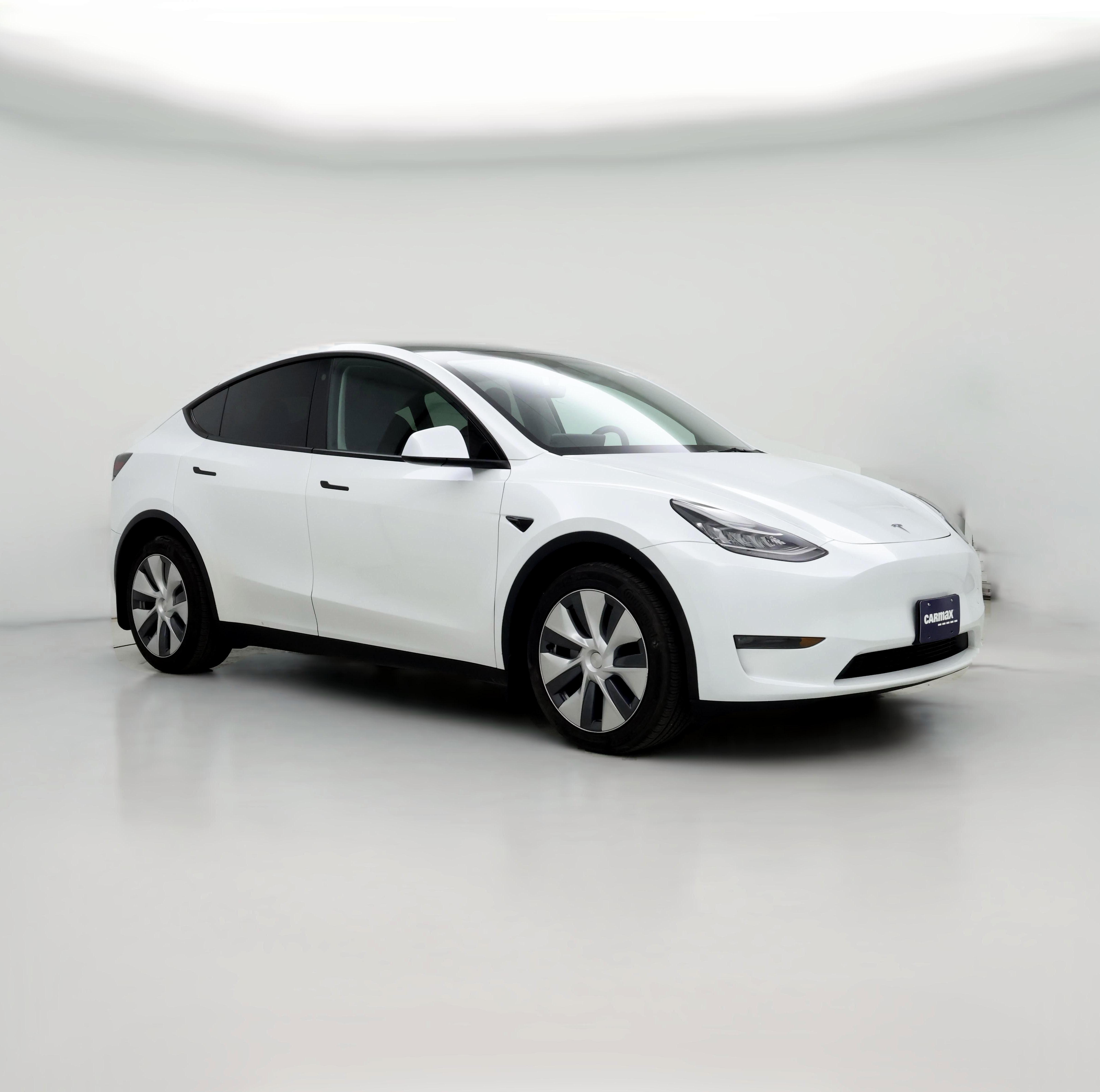 White tesla deals y