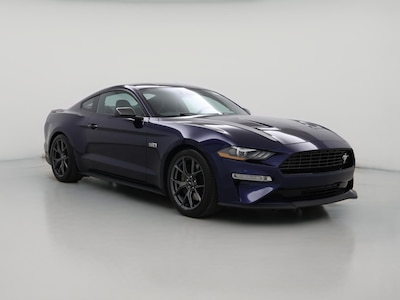 Blue 2020 Ford Mustang Ecoboost Premium