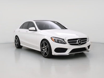 White 2015 Mercedes-Benz C300