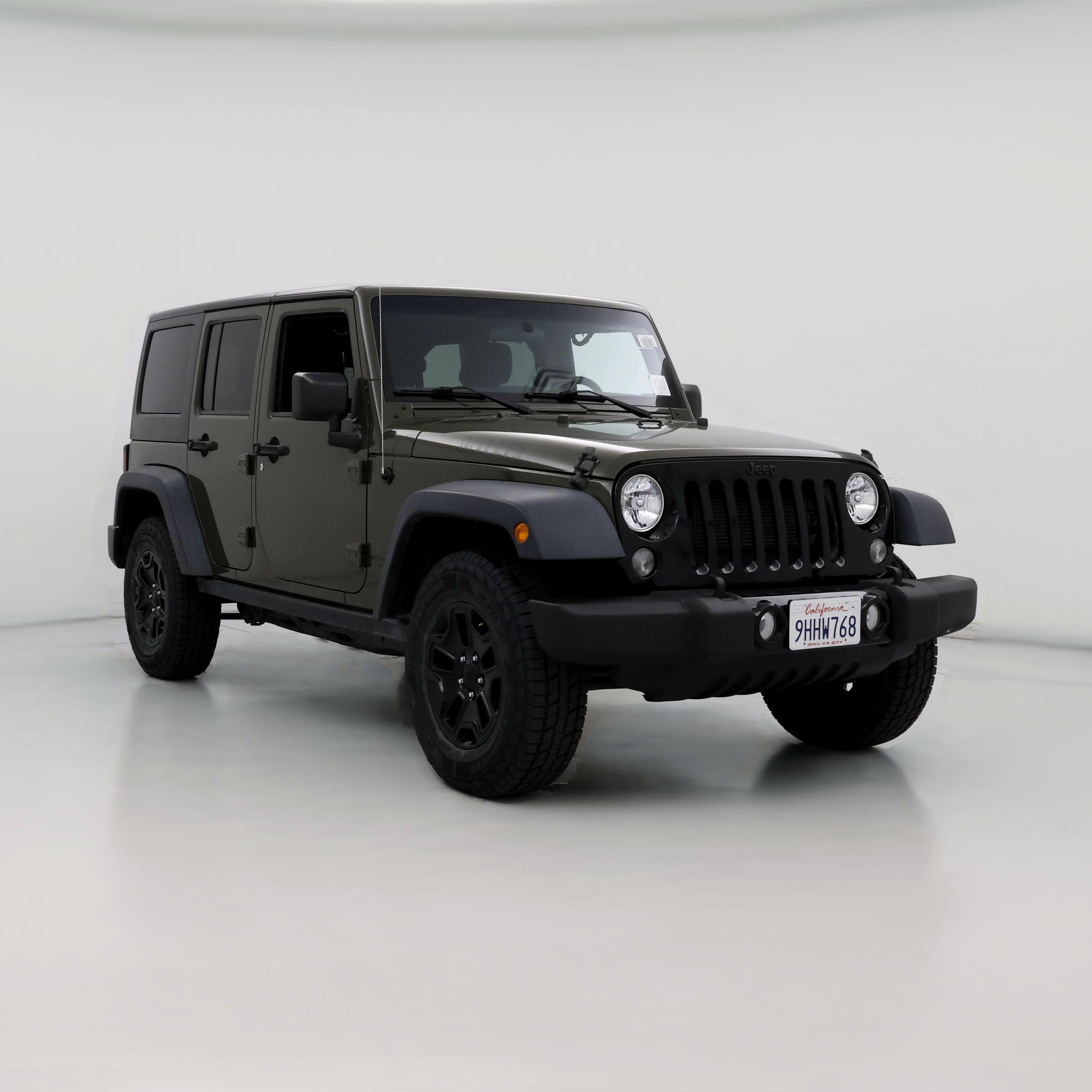 Used 4 door sales jeep wrangler