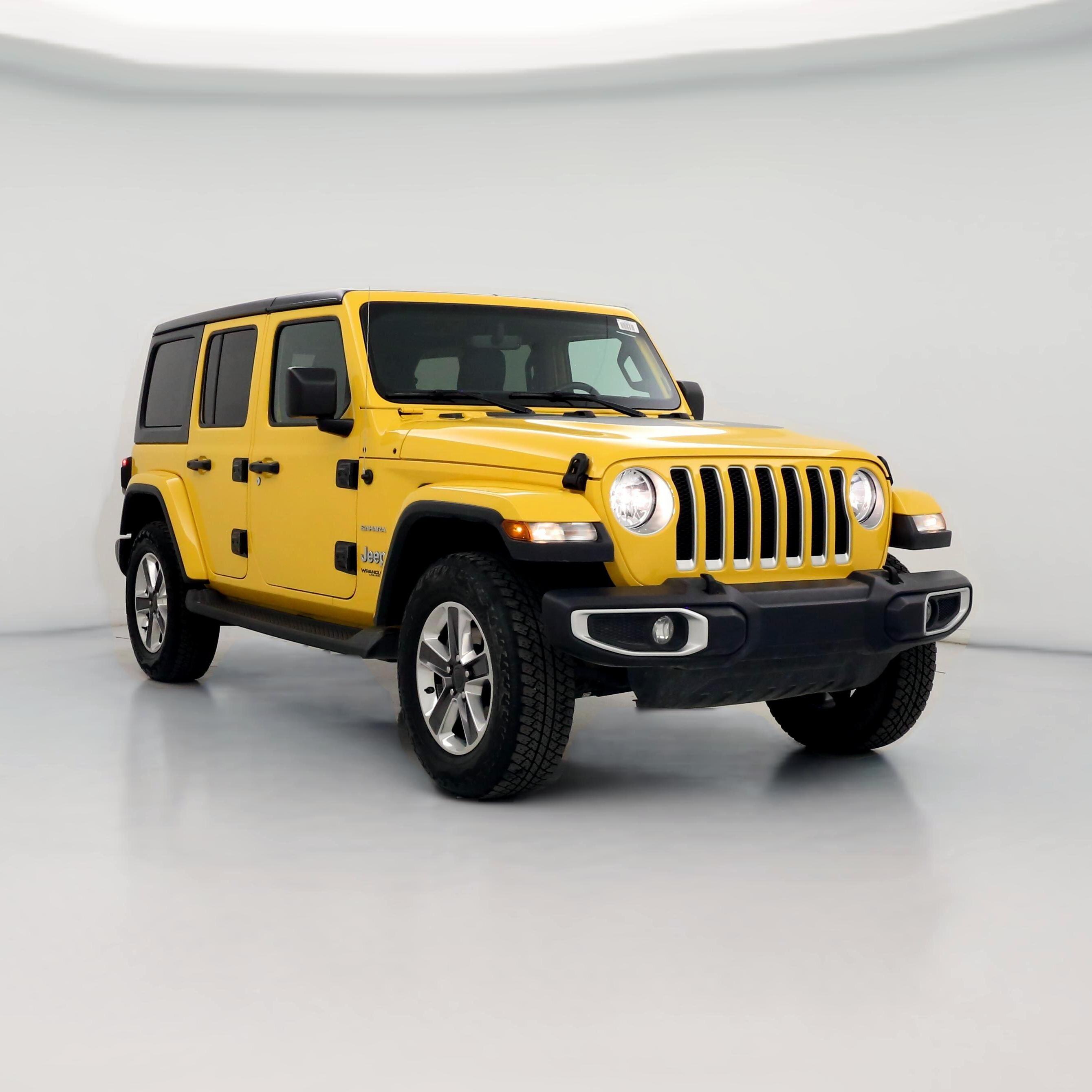 Yellow wrangler store