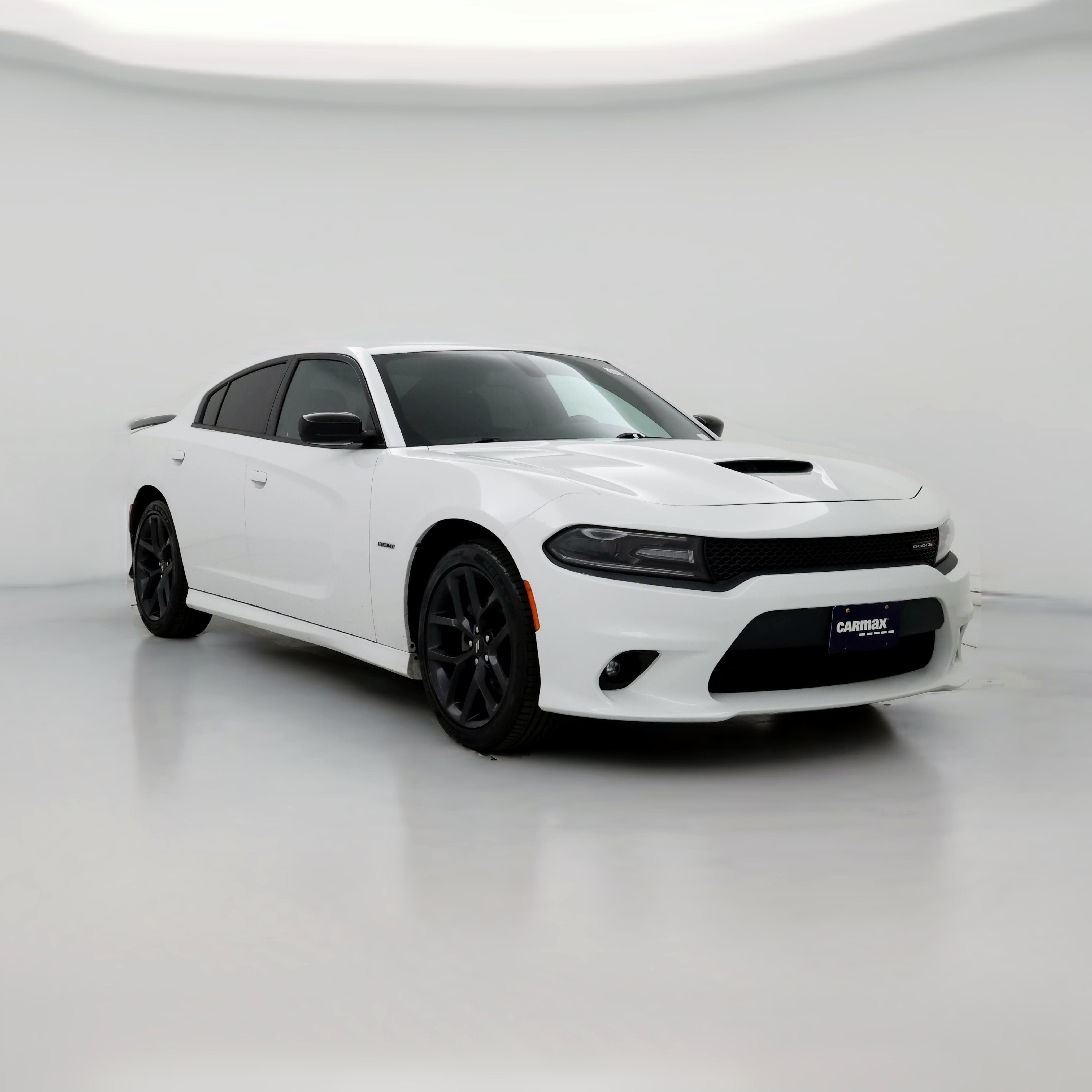 All white shop dodge charger