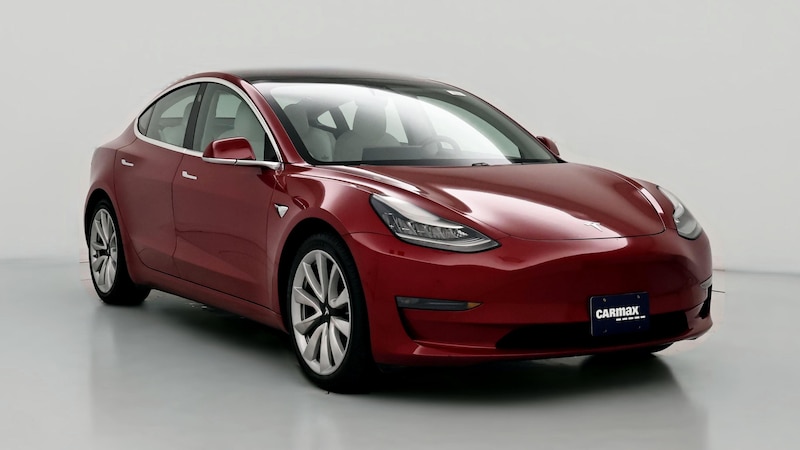 2018 Tesla Model 3 Long Range Hero Image