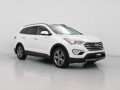 White 2016 Hyundai Santa Fe Limited
