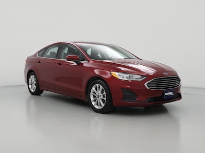 Red 2019 Ford Fusion SE