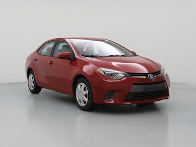 Red 2016 Toyota Corolla LE