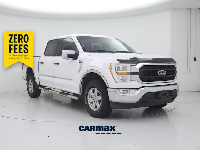 White 2021 Ford F-150 XLT SuperCrew 4WD Pickup Truck Four-Wheel Drive Automatic