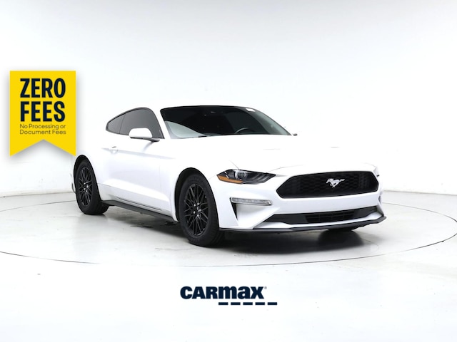 White 2023 Ford Mustang EcoBoost Fastback RWD Coupe Rear-Wheel Drive Automatic