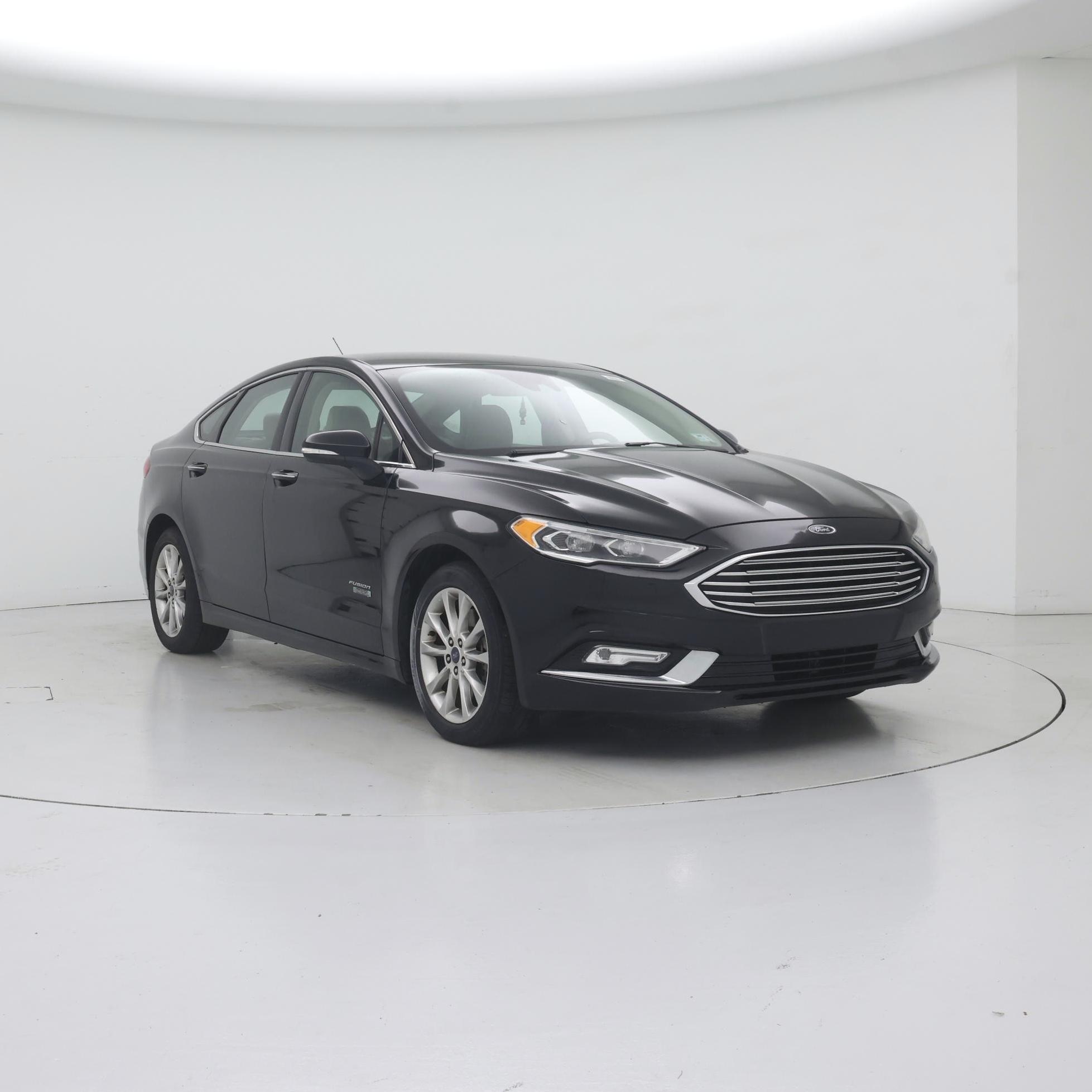 Black 2017 Ford Fusion Energi Sedan Front-Wheel Drive Automatic