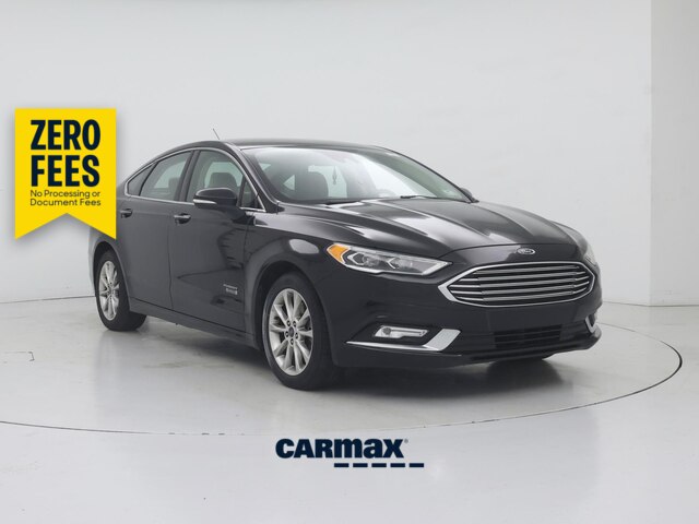 Black 2017 Ford Fusion Energi Sedan Front-Wheel Drive Automatic