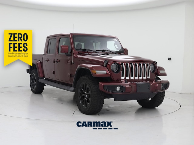 Red (Burgundy) 2021 Jeep Gladiator Pickup Truck Four-Wheel Drive Automatic