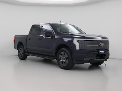 Blue 2023 Ford F150 Lightning Lariat