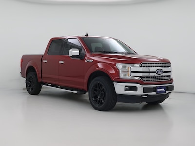 Red 2019 Ford F150 Lariat