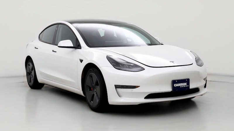 2021 Tesla Model 3 Long Range Hero Image