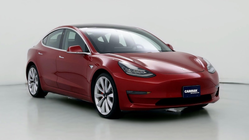 2018 Tesla Model 3 Performance Hero Image