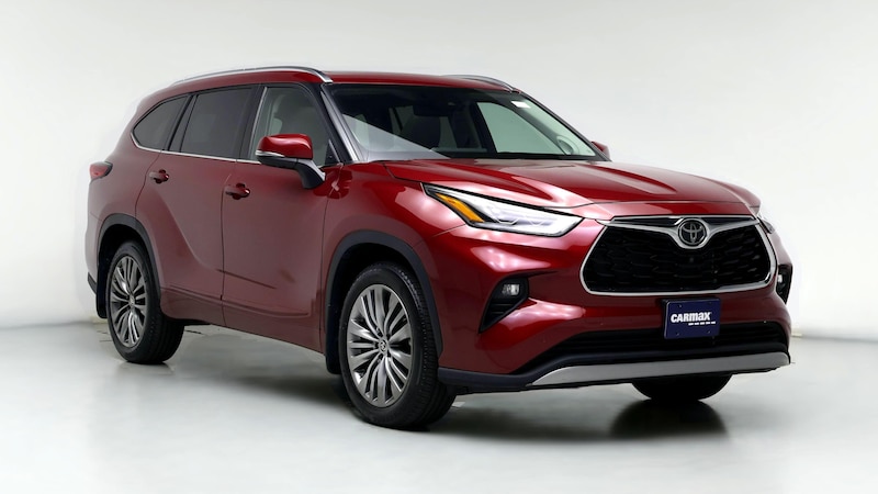 2021 Toyota Highlander Platinum Hero Image