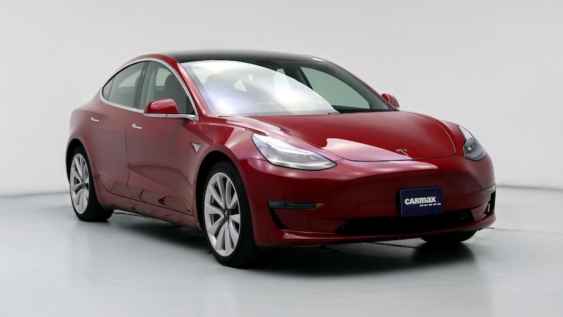 2018 Tesla Model 3 Long Range Hero Image