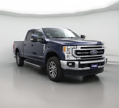 Blue 2020 Ford F250 Lariat