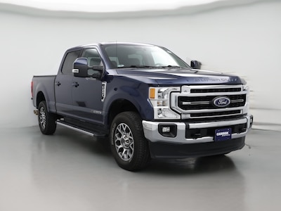 Blue 2020 Ford F250 Lariat