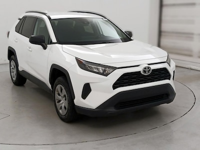 White 2021 Toyota RAV4 LE
