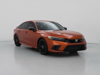 Orange 2022 Honda Civic SI