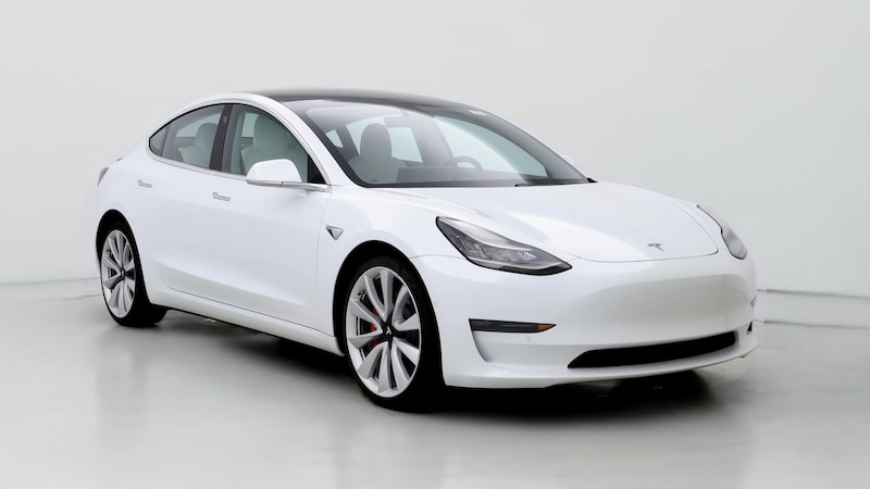 2018 Tesla Model 3 Performance Hero Image