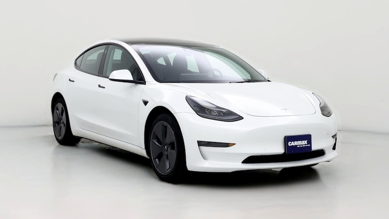 2022 Tesla Model 3 Long Range Hero Image