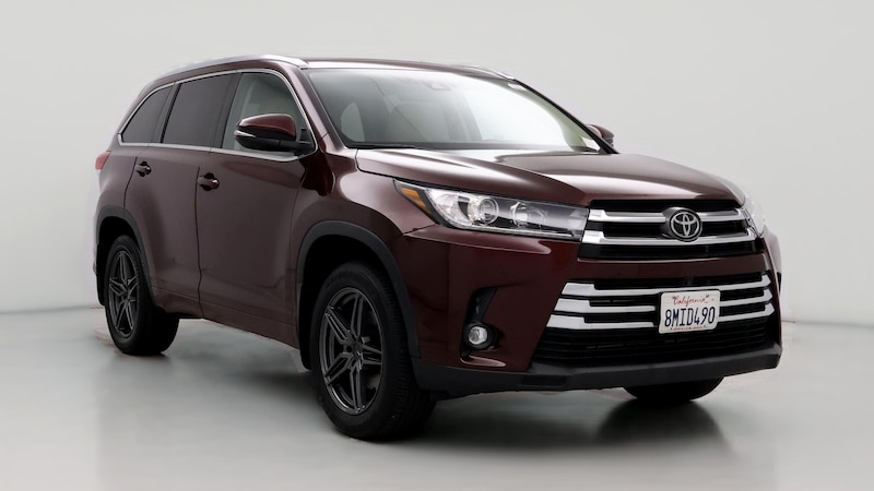 2019 Toyota Highlander Limited Platinum Hero Image