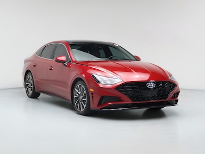 Red 2021 Hyundai Sonata Limited
