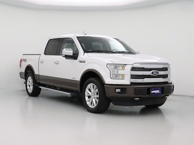 White 2015 Ford F150 Lariat