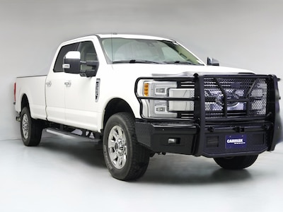 White 2018 Ford F350 Lariat