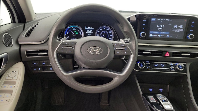 2021 Hyundai Sonata Blue 10