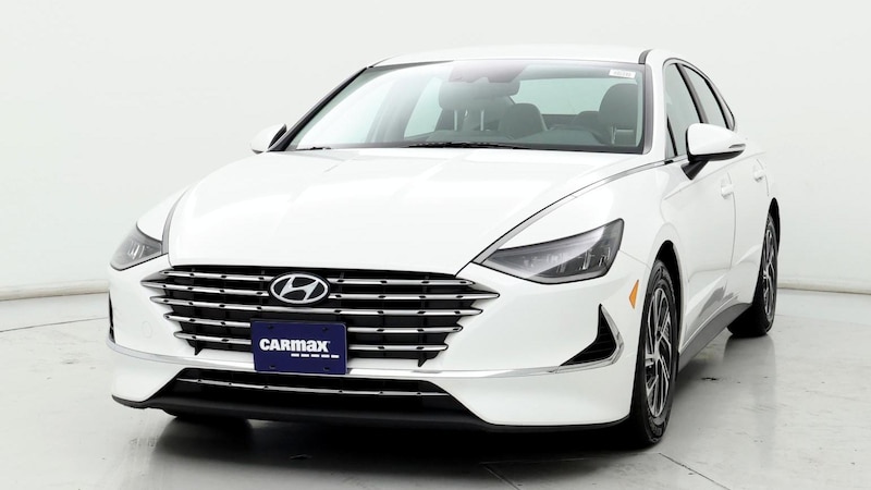 2021 Hyundai Sonata Blue 4