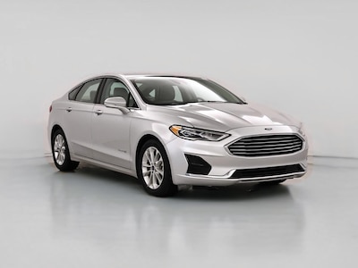 Silver 2019 Ford Fusion Hybrid SEL