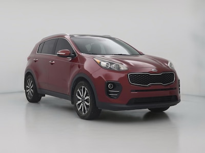 Red 2017 Kia Sportage EX