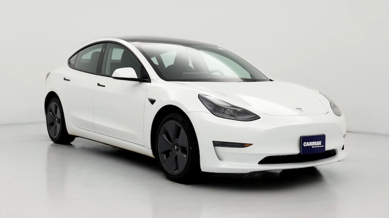 2022 Tesla Model 3 Long Range Hero Image