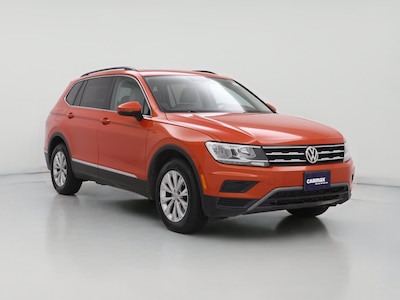 Orange 2018 Volkswagen Tiguan SE