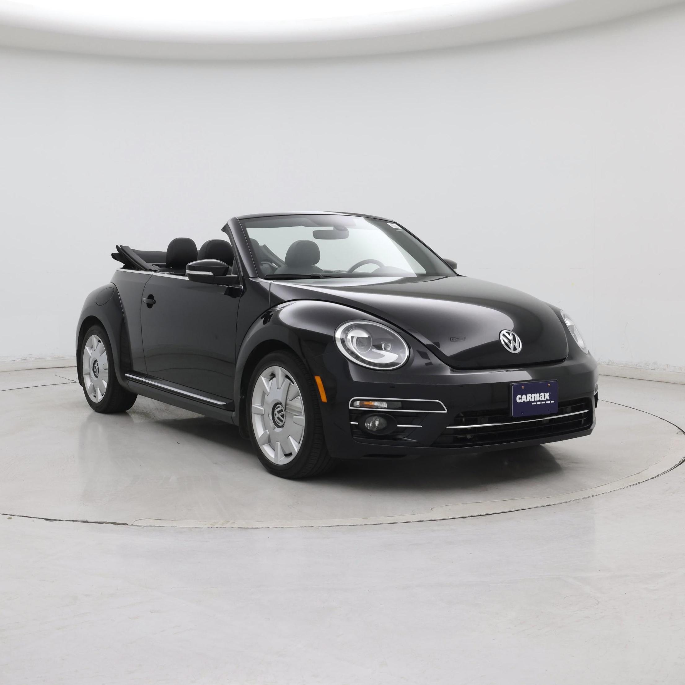 Black 2019 Volkswagen Beetle Convertible Front-Wheel Drive Automatic