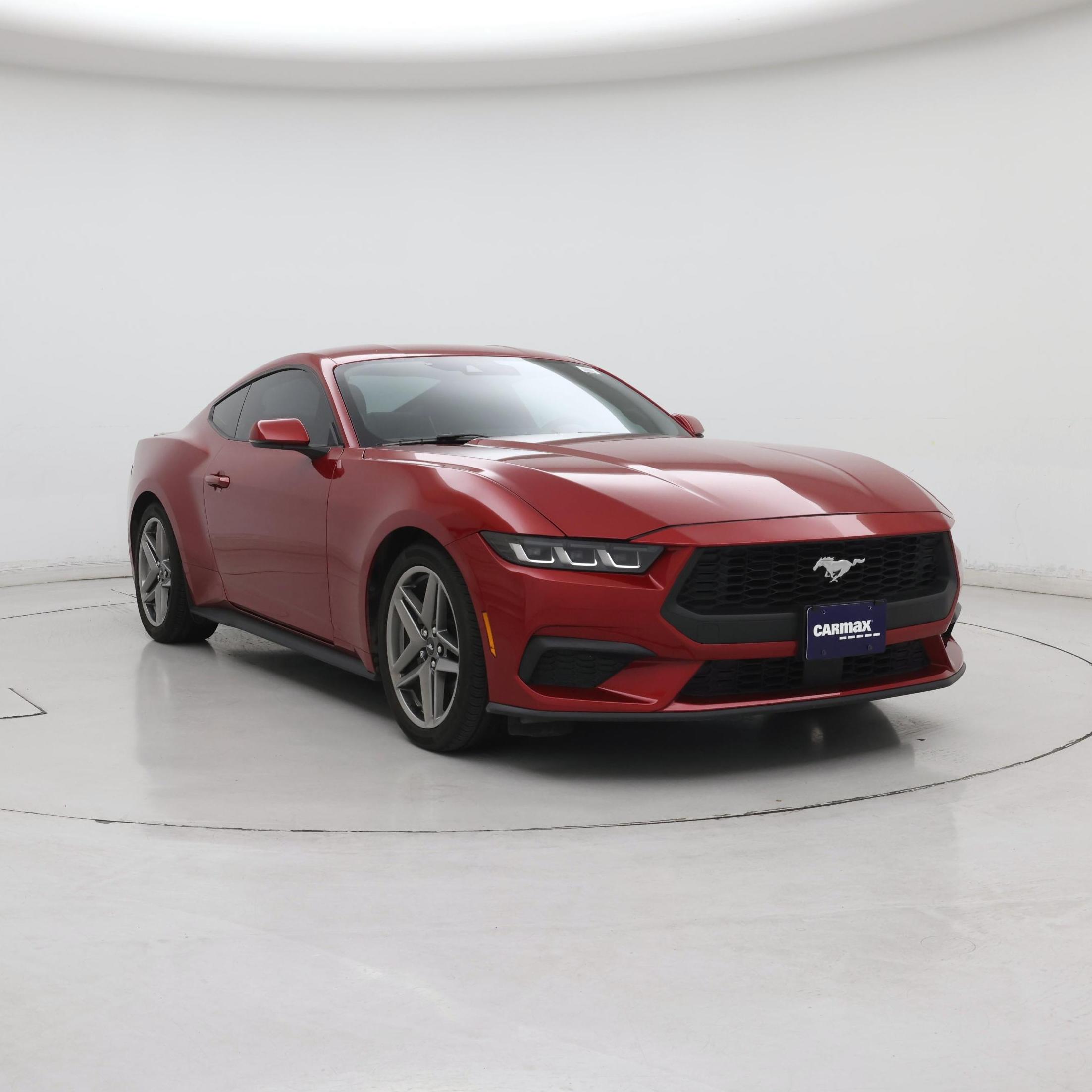 Red 2024 Ford Mustang Coupe Rear-Wheel Drive Automatic