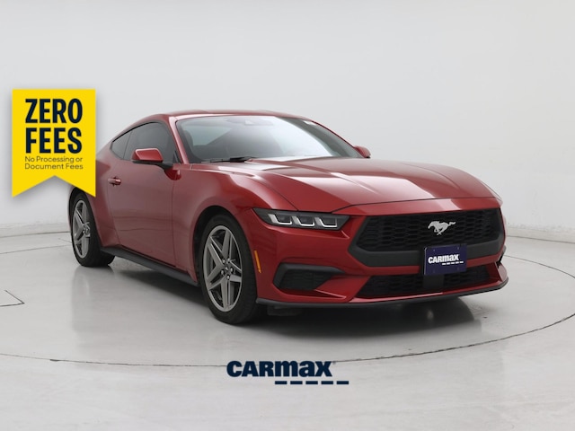 Red 2024 Ford Mustang Coupe Rear-Wheel Drive Automatic