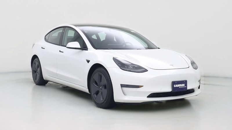 2021 Tesla Model 3 Long Range Hero Image