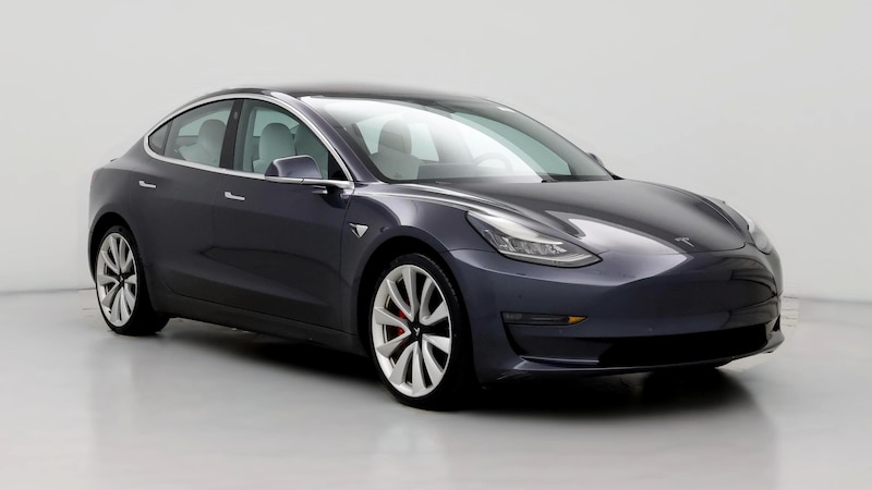 2018 Tesla Model 3 Performance Hero Image